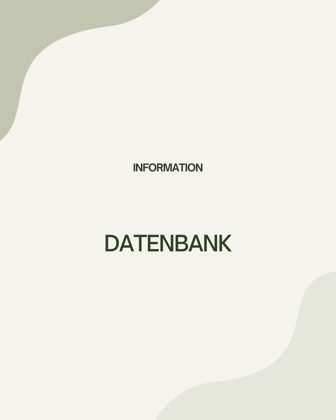 Datenbank, Database